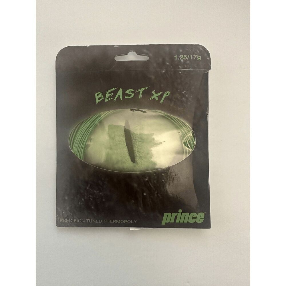 Prince Beast XP 17 Tennis String Set 1.25mm Green‎ Thermopoly Precision Tuned